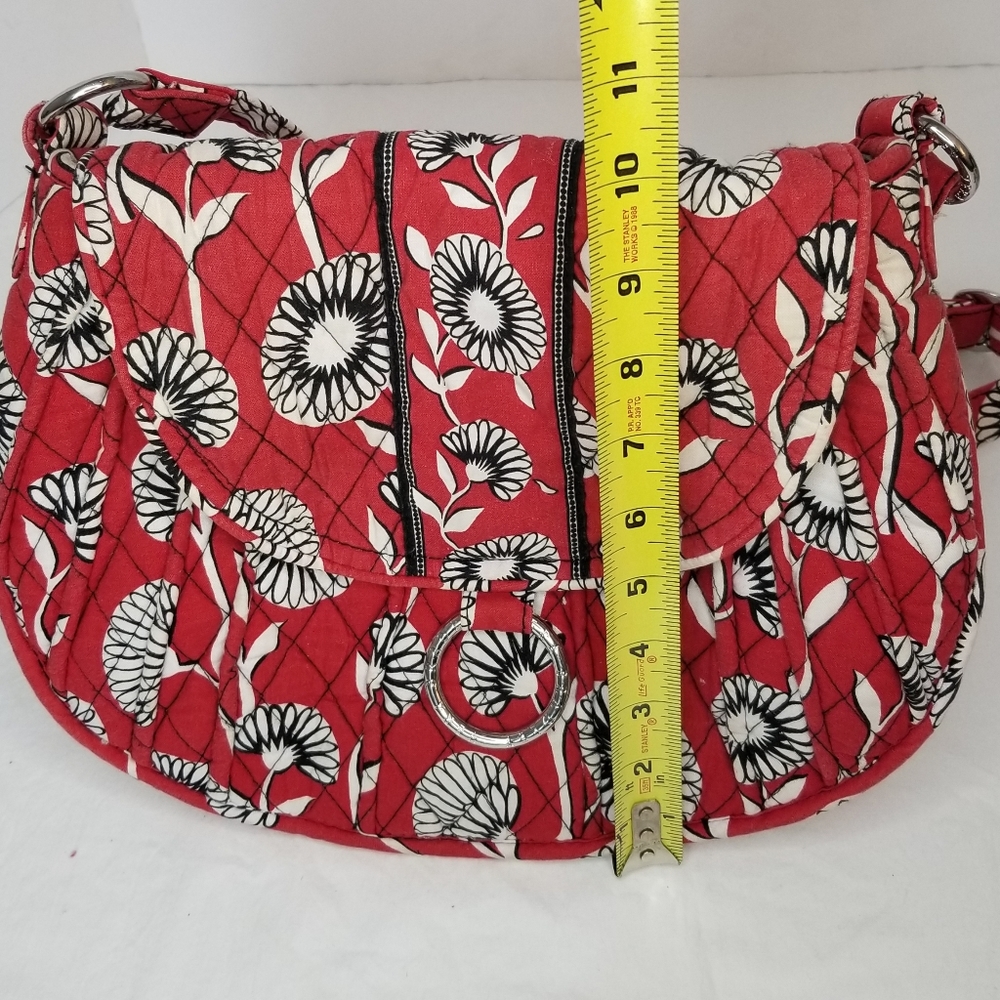 Vera Bradley Retired Deco Daisy Saddle Up Bag - Picture 14 of 14